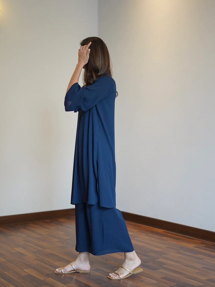 PREMIUM BLUE KOREAN BSY : CO-ORD SET
