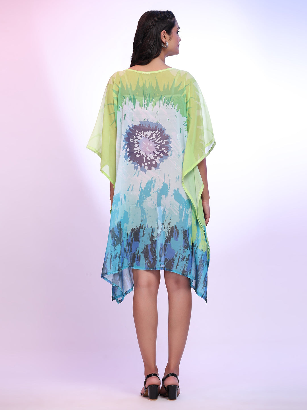 GEORGETTE PRINTED : SHORT KAFTAN
