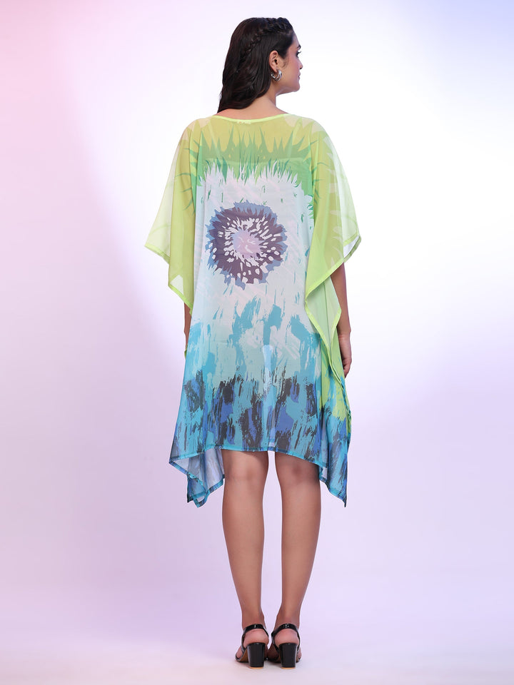 GEORGETTE PRINTED : SHORT KAFTAN