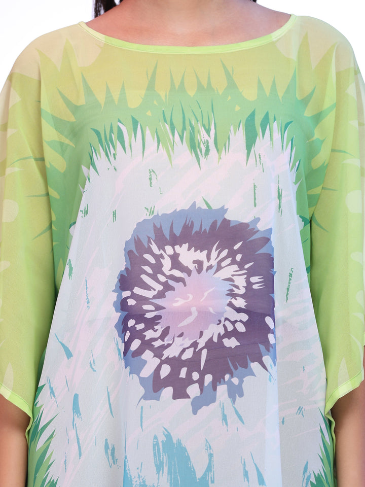 GEORGETTE PRINTED : SHORT KAFTAN