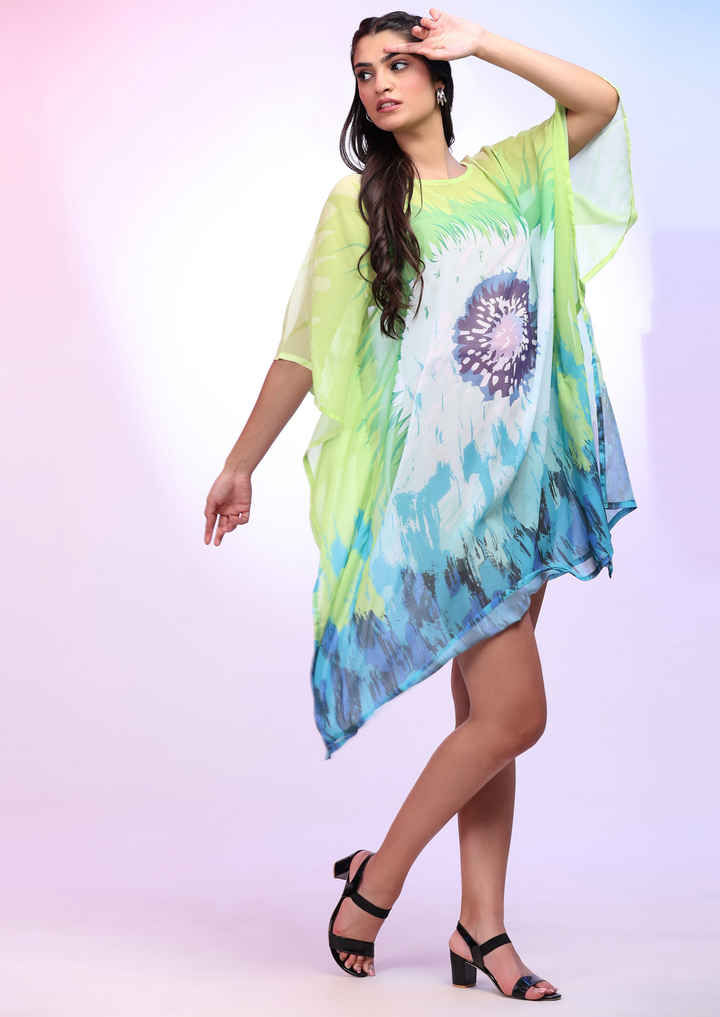 GEORGETTE PRINTED : SHORT KAFTAN