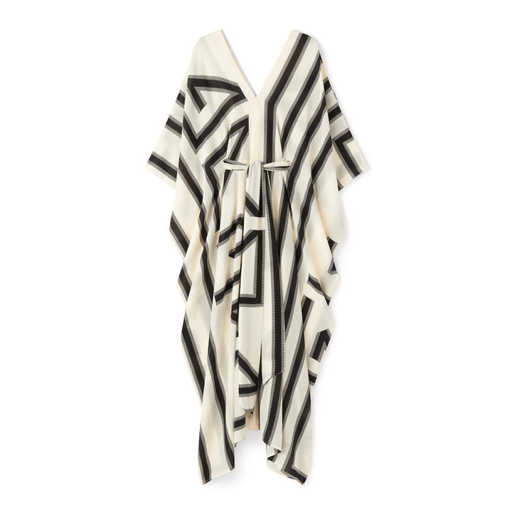 WHITE SCALE FRENCH MOSS KAFTAN