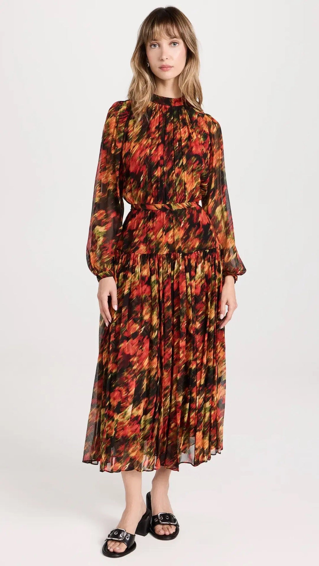 Urban Abstract Midi Dress