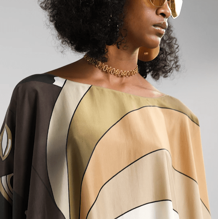 CAPPUCCINO ELEGANZA: WOMENS WEAR KAFTAN