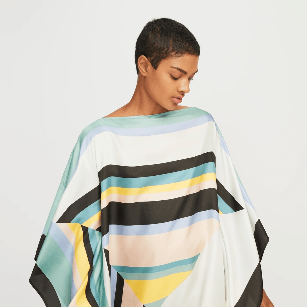 PALETTE LOOM: COLORFUL GEOMETRY KAFTAN
