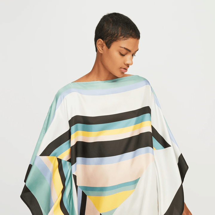 PALETTE LOOM: COLORFUL GEOMETRY KAFTAN