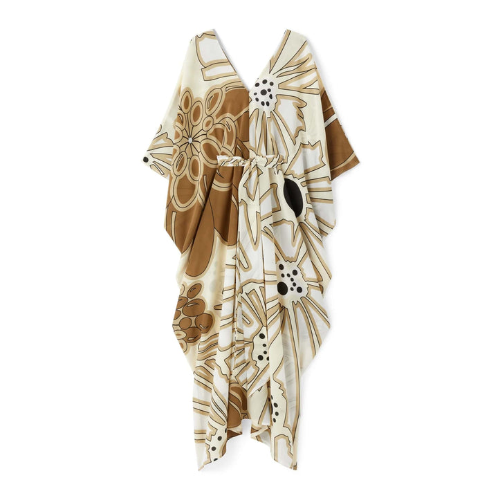 BOUQUET BEAUTY: WOMEN'S KAFTAN IN LUXURIOUS FLORAL ABSTRACT