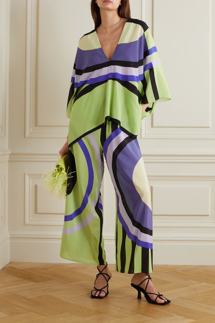 PRISTINE PANACHE: GEOMETRIC PRINT CO-ORDS SET