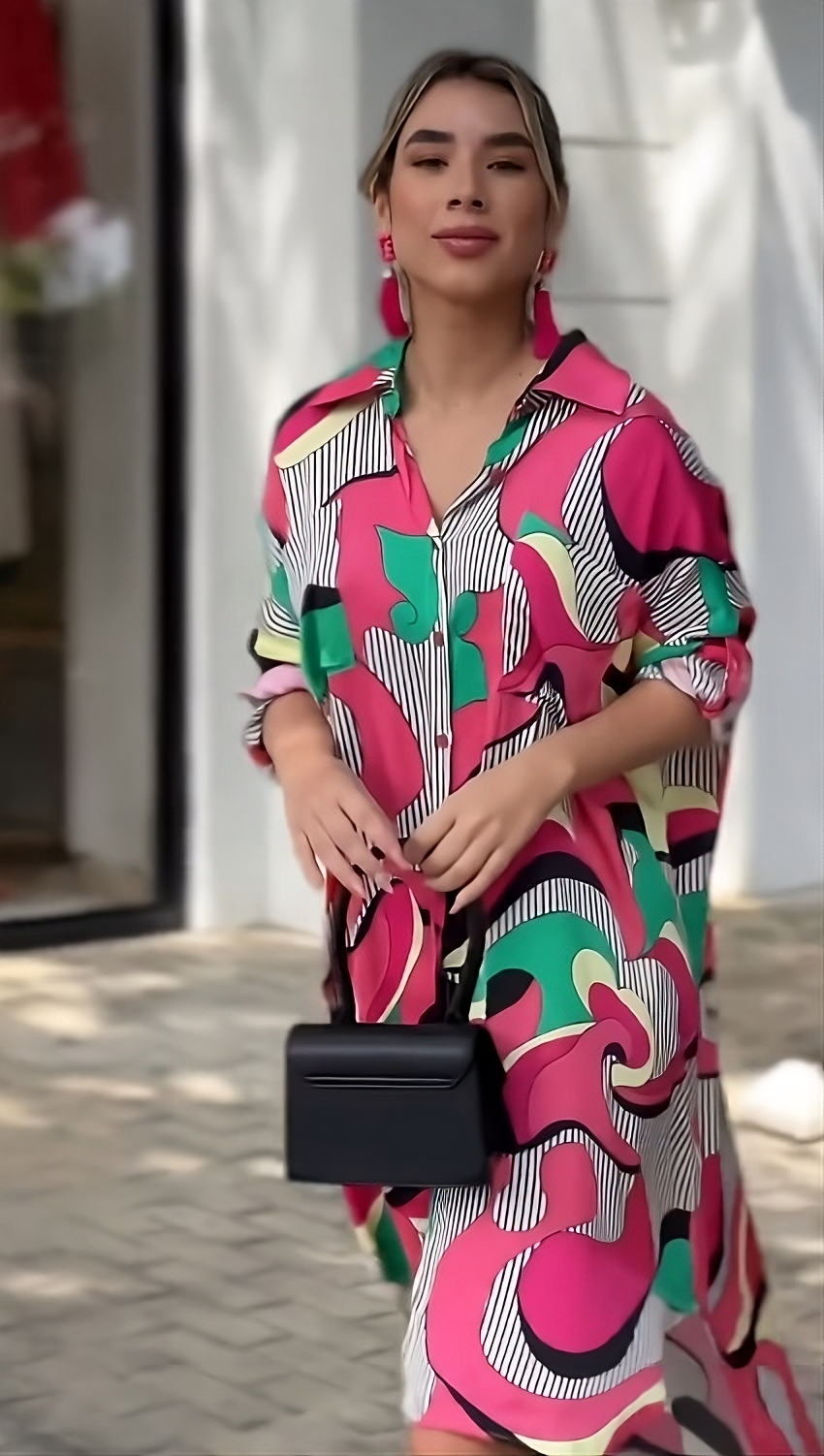 Enigmatic Elevation Shirt Dress