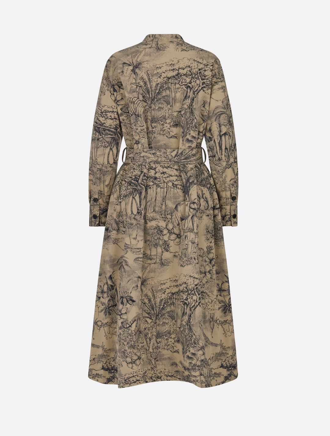 Robe Longue T.38 Dior Taupe Monogram Paris