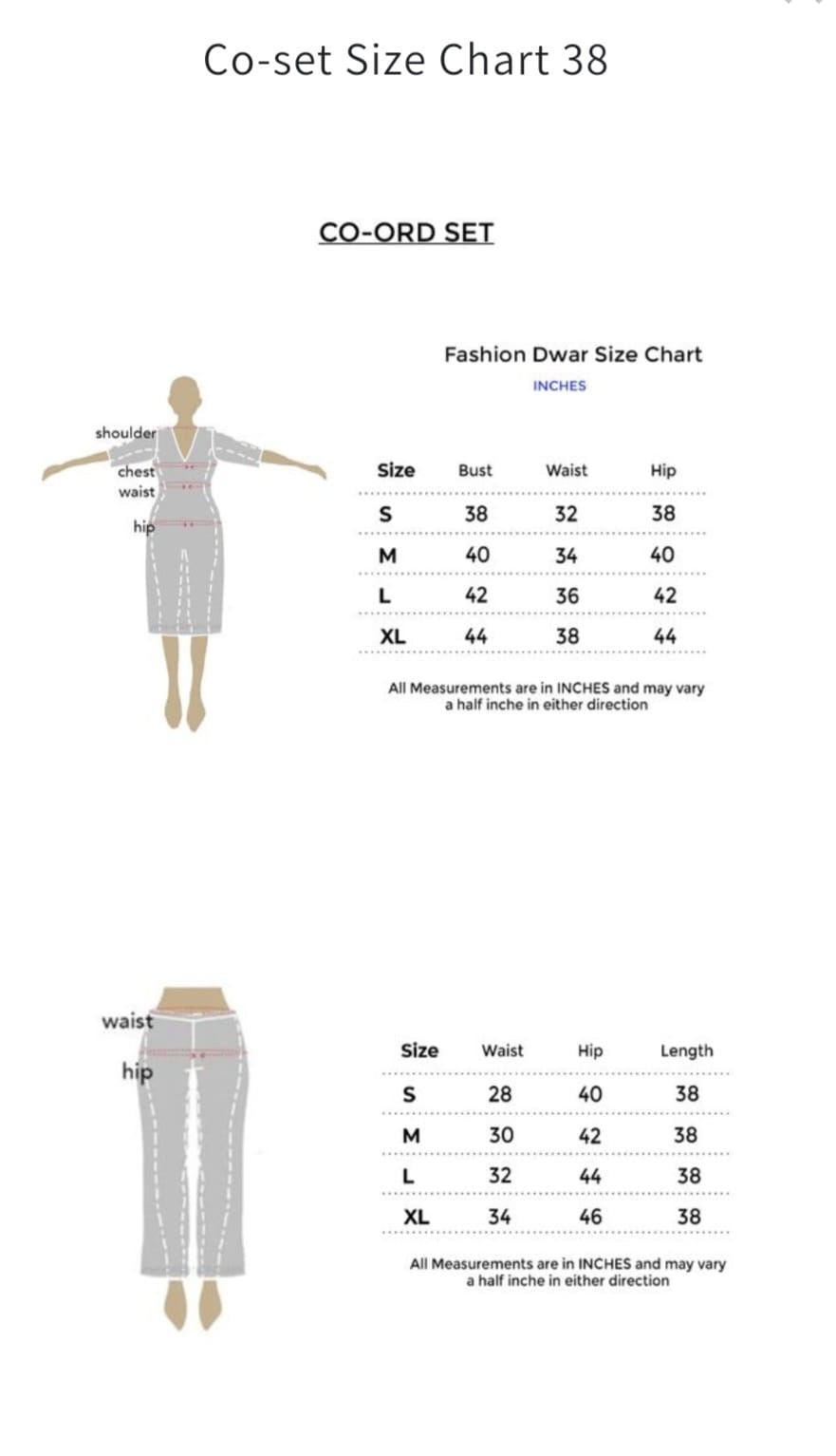 THE GORGEOUS DIVA : CO-ORD SET