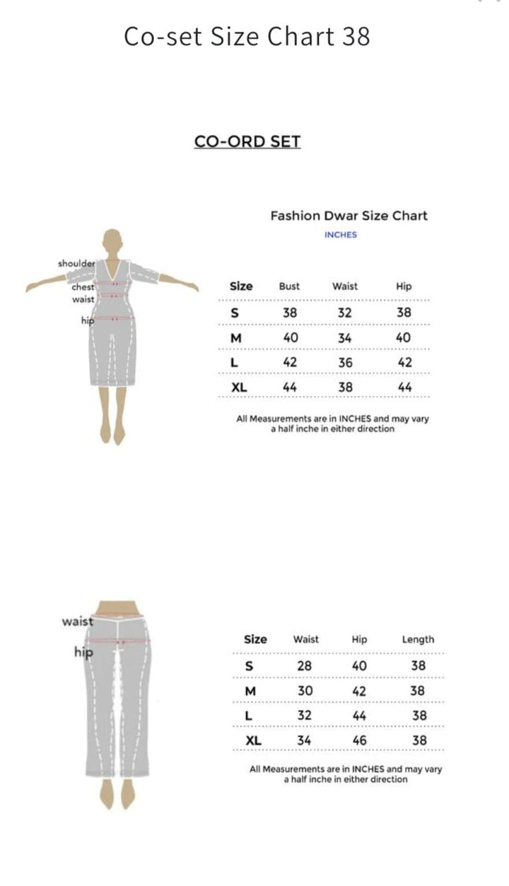 THE GORGEOUS DIVA : CO-ORD SET