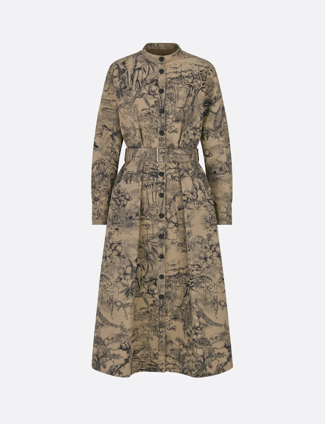 Robe Longue T.38 Dior Taupe Monogram Paris