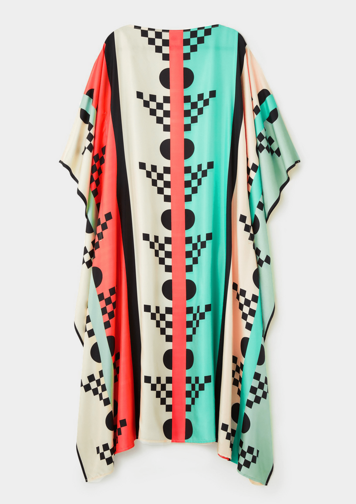 COBALT CANVAS COUTURE KAFTAN