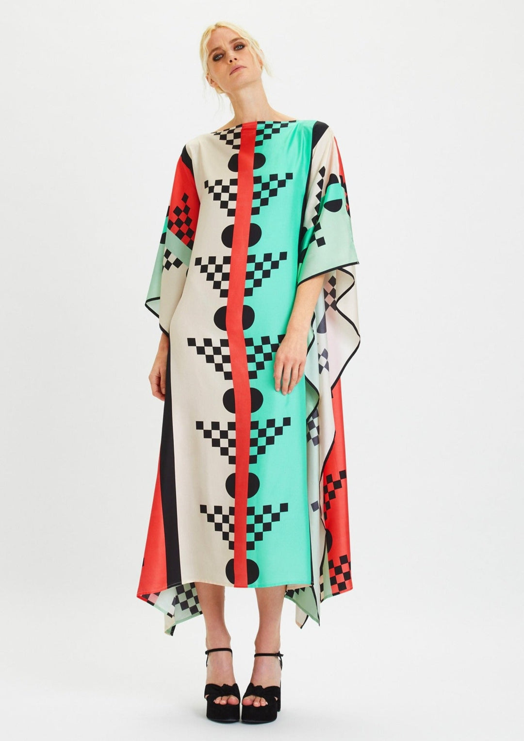 COBALT CANVAS COUTURE KAFTAN