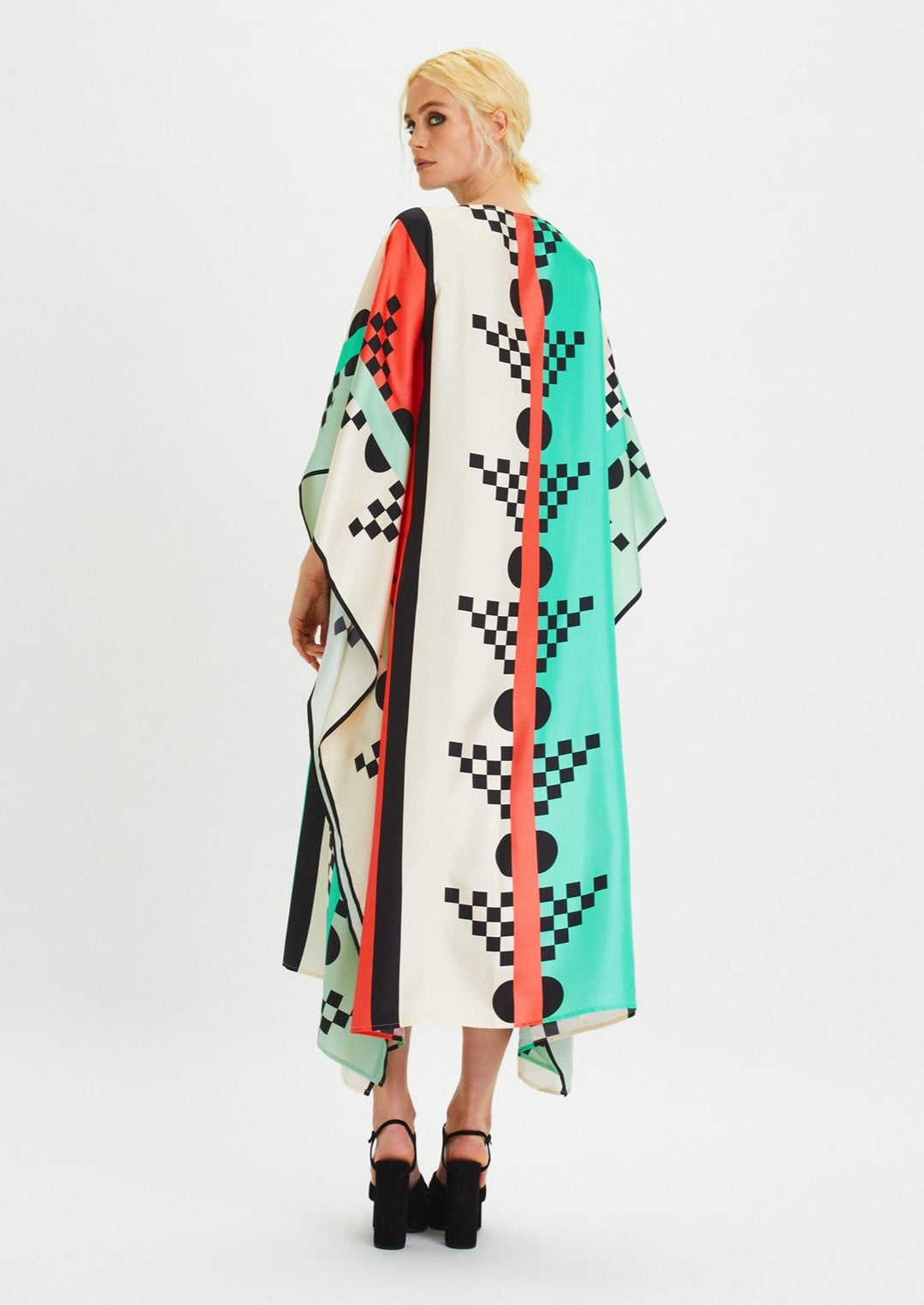 COBALT CANVAS COUTURE KAFTAN