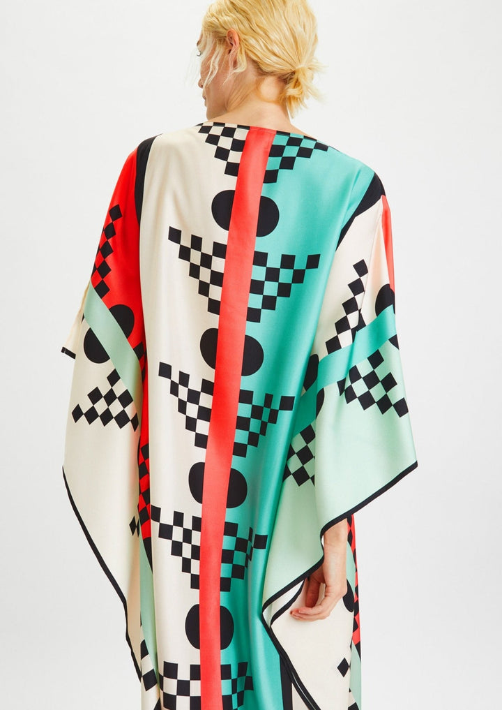 COBALT CANVAS COUTURE KAFTAN