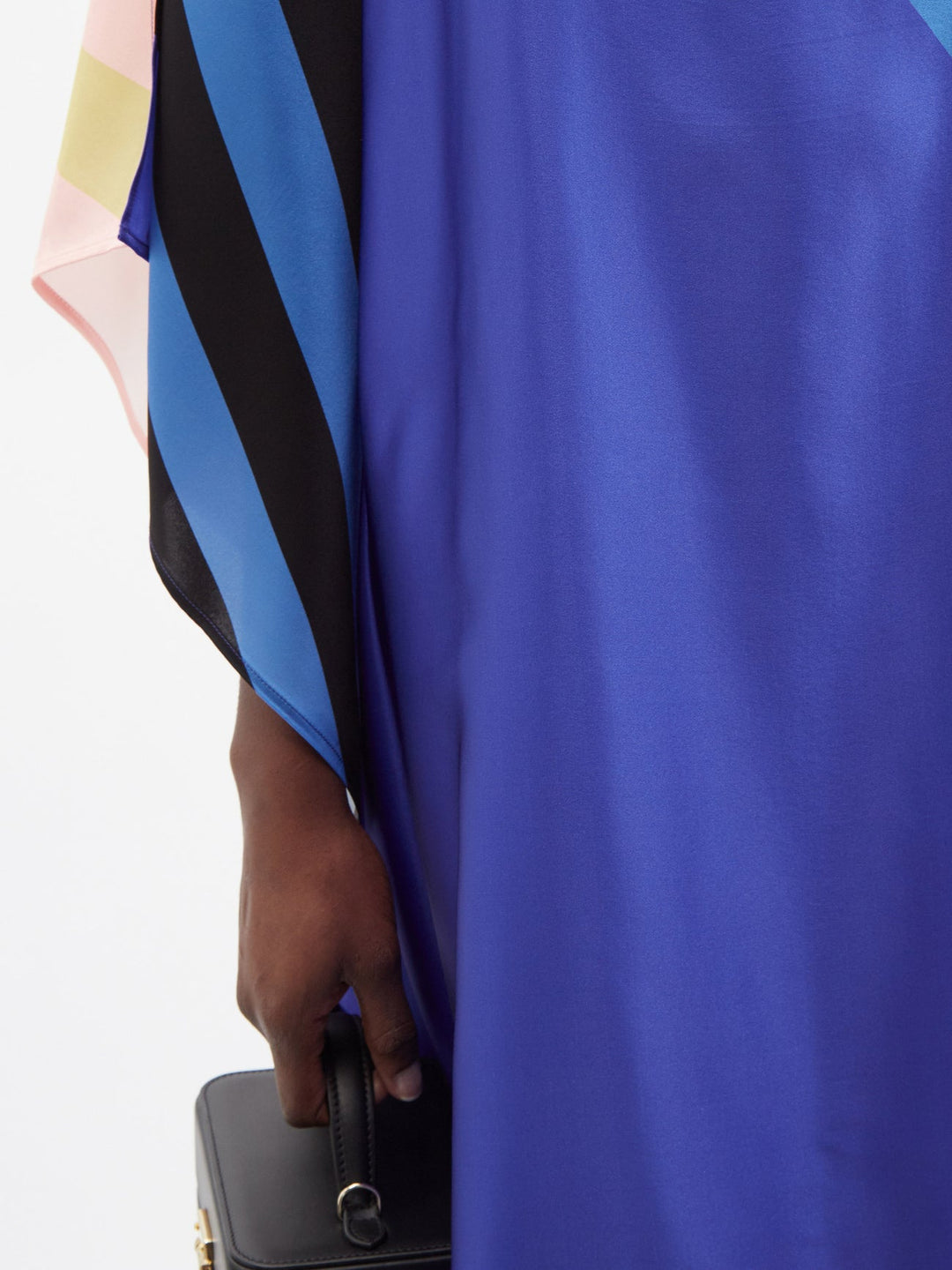 PEARLY POLYGONS: WOMENS SOFT SILK KAFTAN