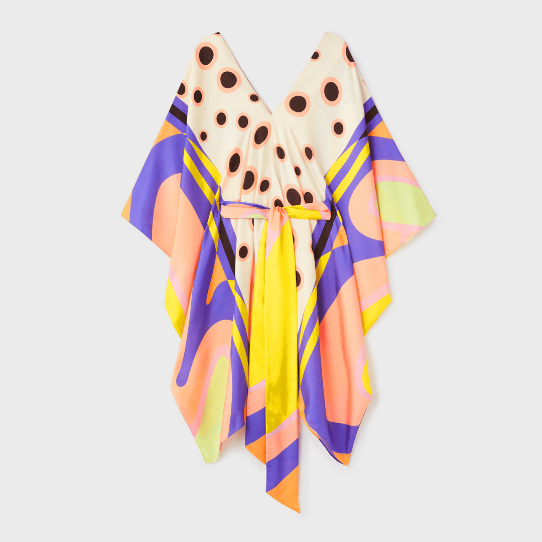 TWILIGHT TAPESTRY: WOMENS SOFT SILK KAFTAN