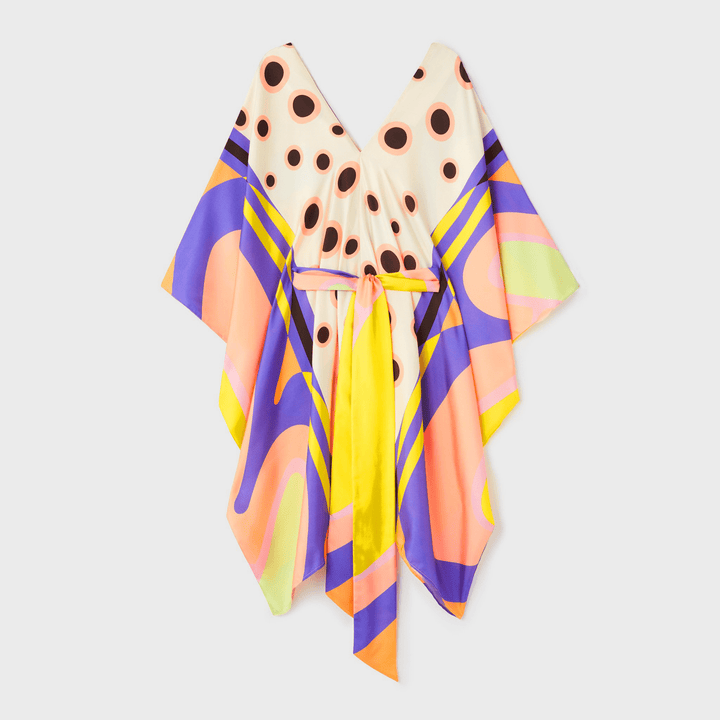 TWILIGHT TAPESTRY: WOMENS SOFT SILK KAFTAN