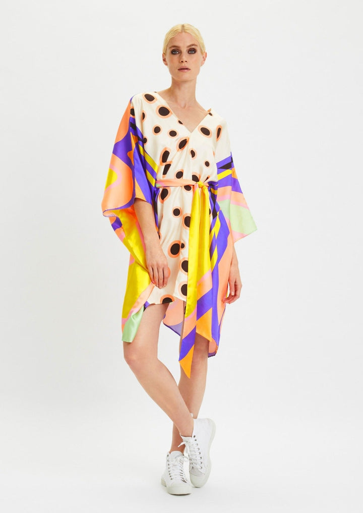 TWILIGHT TAPESTRY: WOMENS SOFT SILK KAFTAN