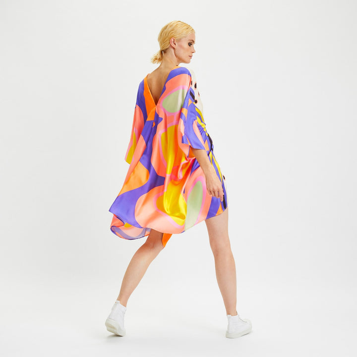 TWILIGHT TAPESTRY: WOMENS SOFT SILK KAFTAN