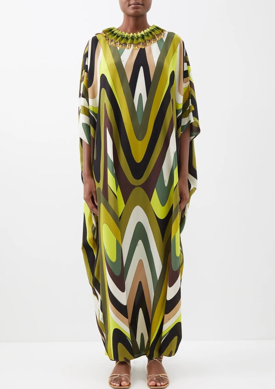 RETRO WAVES WOMENS KAFTAN