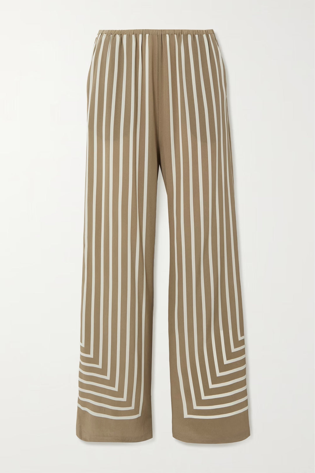 GRAPHIC STRIPE ELEGANCE PANTSUIT - MONOCHROME CO-ORD SET