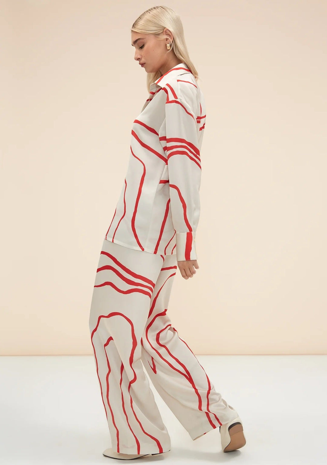 AMETHYST ABSTRACT WOMENS CO-ORD SET