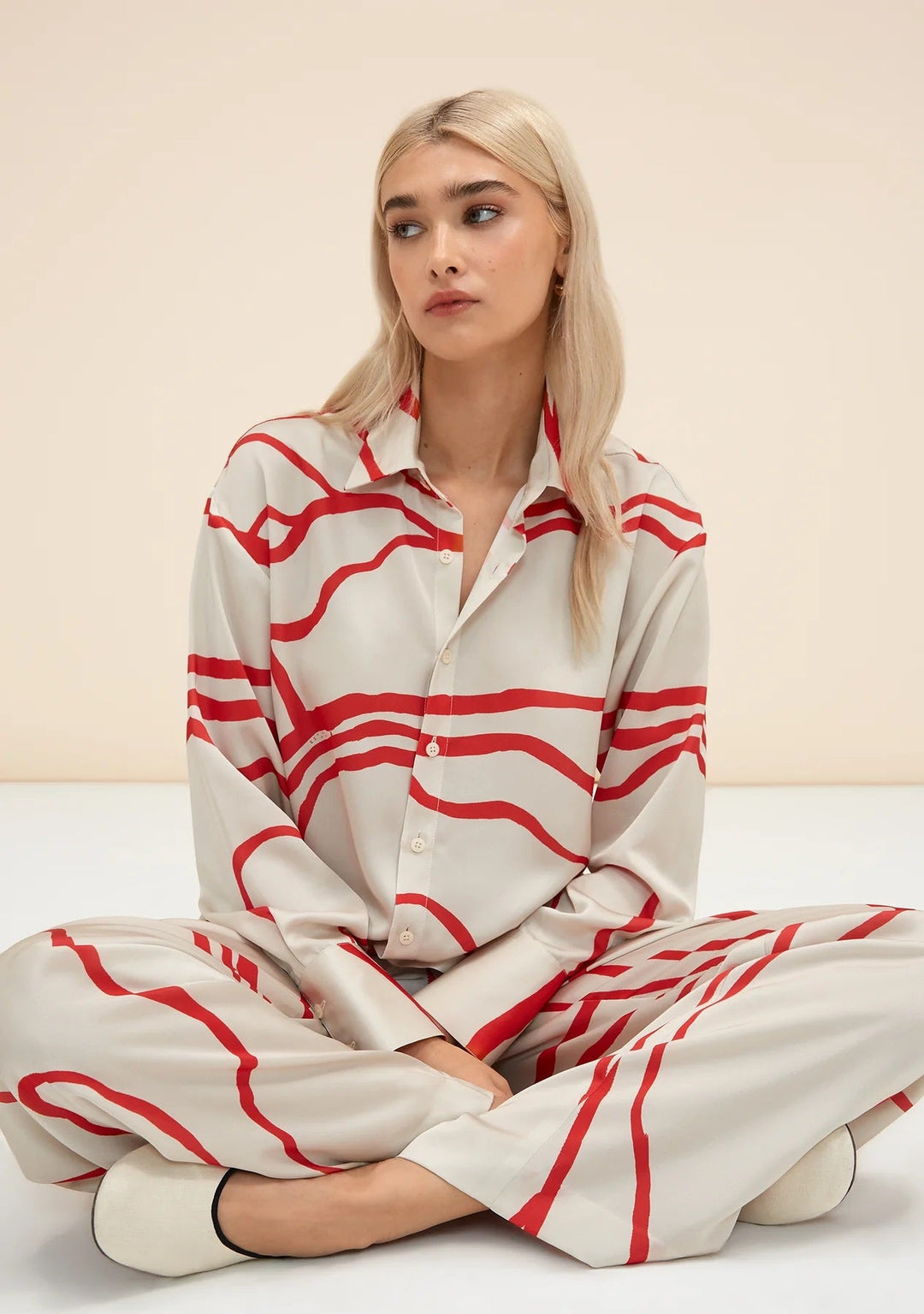 AMETHYST ABSTRACT WOMENS CO-ORD SET