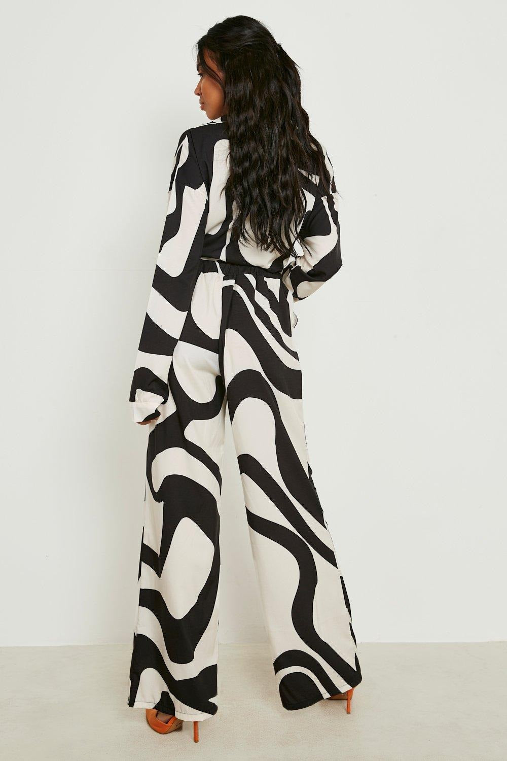 BOHO BLISS CO-ORD SET : ABSTRACT ELEGANCE WITH OVERSIZED COMFORT