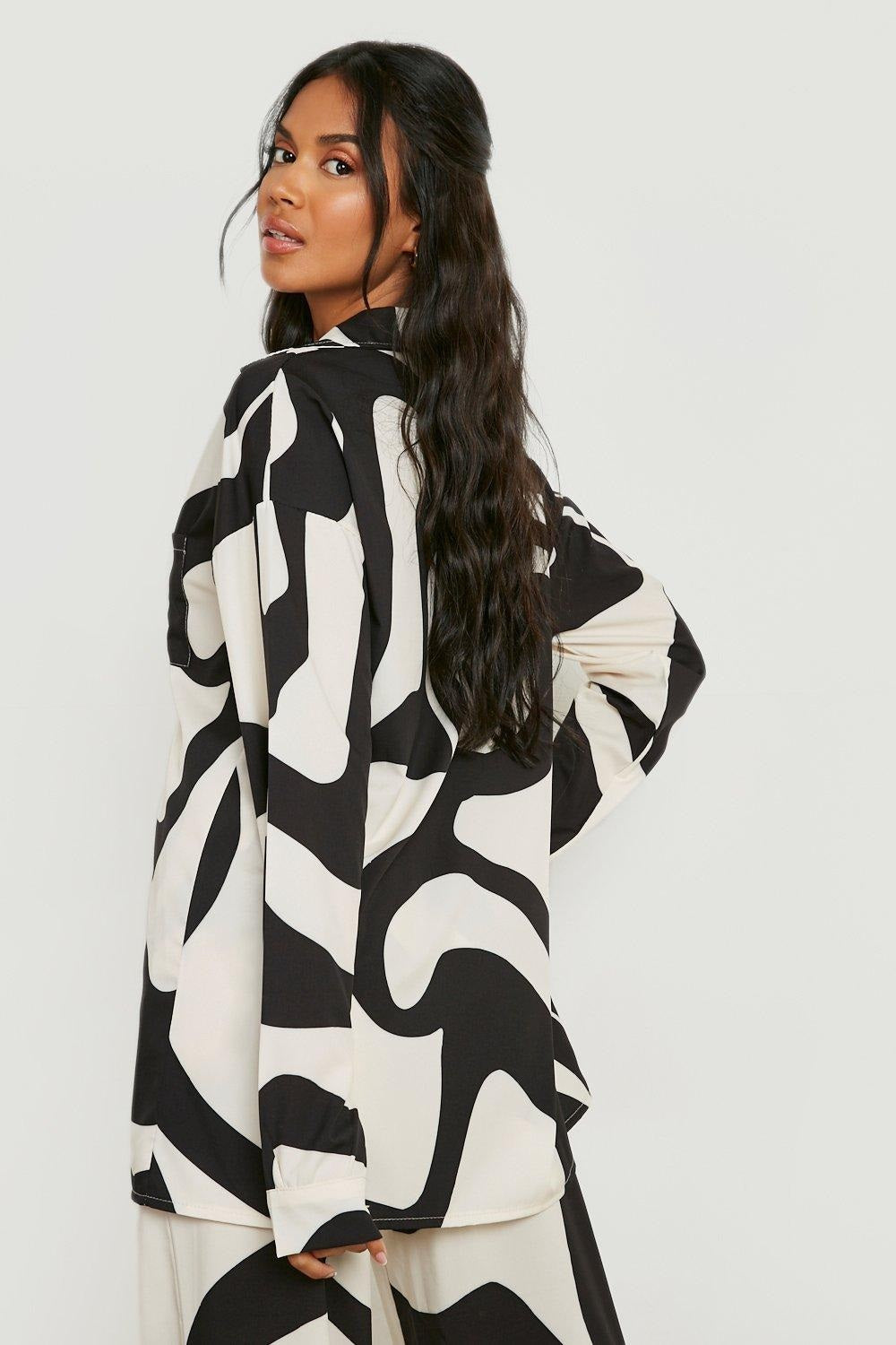 BOHO BLISS CO-ORD SET : ABSTRACT ELEGANCE WITH OVERSIZED COMFORT