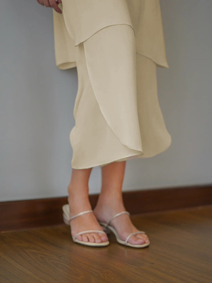 PREMIUM CREAM SHADE KOREAN BSY : CO-ORD SET