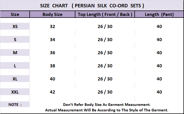 DUCHESSE PERSIAN-SILK : CO-ORD SET
