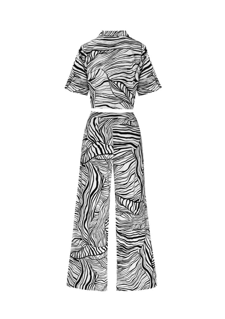 INLAND WAVE SUPPLY CO-ORD SET : ABSTRACT ELEGANCE